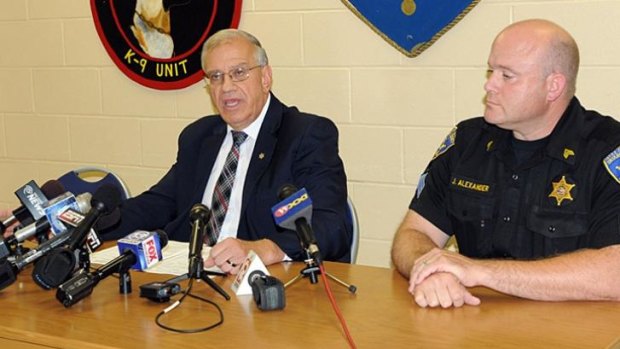 Ontario County Sheriff Philip Povero (left) says investigators are looking for more video footage of the crash. 