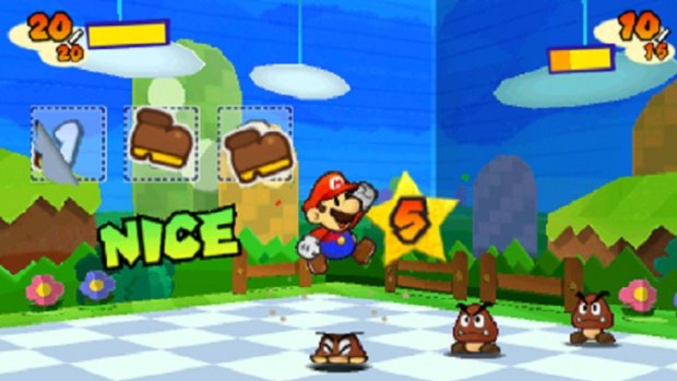 Paper Mario Sticker Star was released for 3DS just before Christmas.