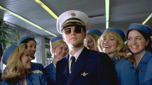 Leonardo DiCaprio in a scene from Catch Me If You Can.