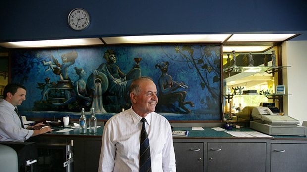 Last orders ...  Hellenic Club employee Theo Papoulias  is retiring after 41 years. "I've spent more time here over the years than I ever have at home."