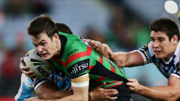 Small wonder: Rabbitohs half Luke Keary was rejected by the Eels, who deemed him too lightweight for the NRL.