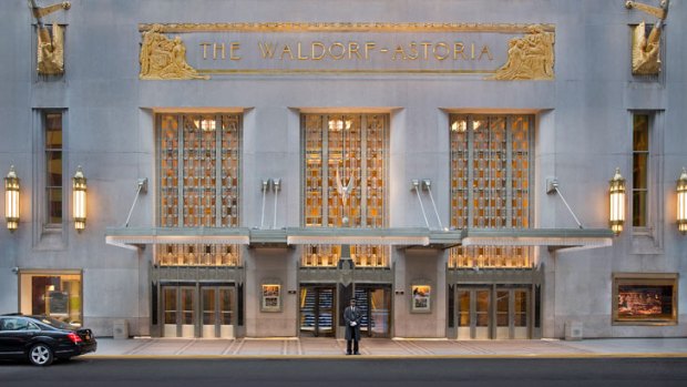 The Waldorf Astoria in New York is one of Hilton's landmark properties.