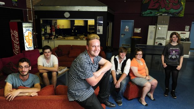 Canberrans involved in Bit Bent. From left, Liam Cullis, Ciaron Quinlivan, John Bradley, Jacob Sheals, Mirja (first name only given) and Shae Dwyer. 