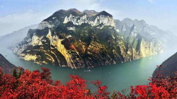 The Three Gorges in Sichuan.