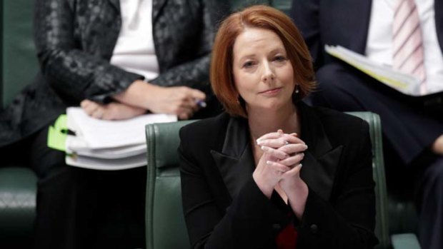 Still battling the same intractable policy issues ... Julia Gillard.