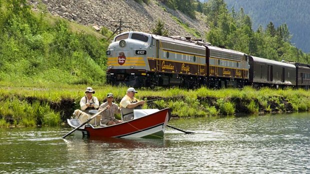 All aboard ... the Royal Canadian Pacific Express.
