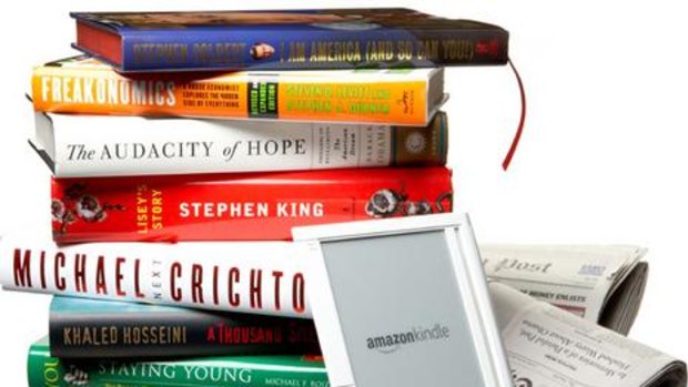 Amazon's Kindle e-book reader.