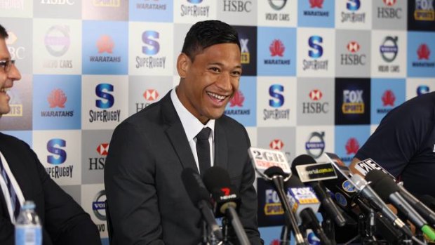 "I made it clear that my first preference was to come back and play rugby league but it didn't work out the way I would have liked" ... Israel Folau.