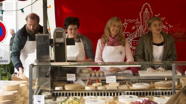 The Belier family, played by Francois Damiens (Rodolphe), left, Luca Gelberg (Quentin), Karin Viard (Gigi) and Louane Emera (Paula), sow an inventive brand of mayhem.