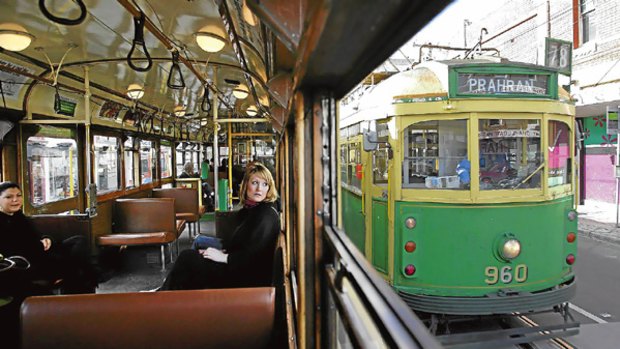 Melbourne's W Class trams.