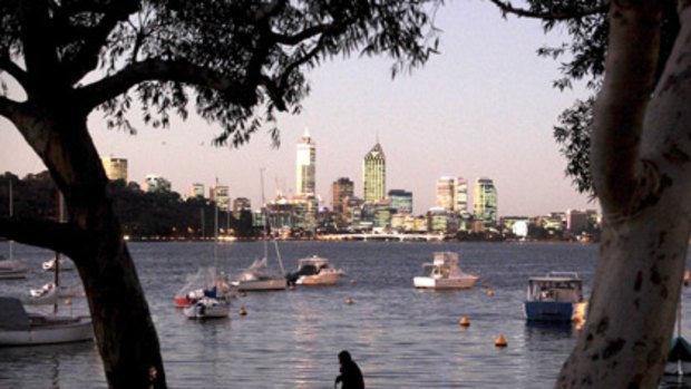 Perth wakes up after another freezing cold night.