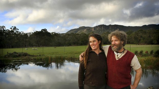 John and Suzy Muir on their mostly self sufficient property.