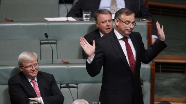 Labor MP Anthony Byrne during question time on Wednesday.