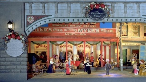 Myer window from Christmas 2000: A Christmas Carol (based on the Charles Dickens story).