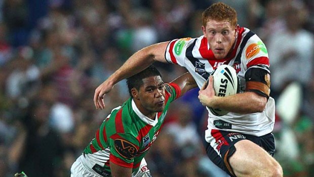 Tom Symonds scored a double last week to get the Roosters home against Souths.