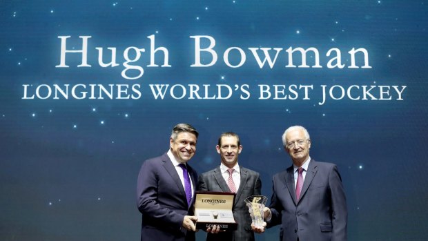 Photo finish: Bowman is the first Australian jockey to end the year as the world's best.