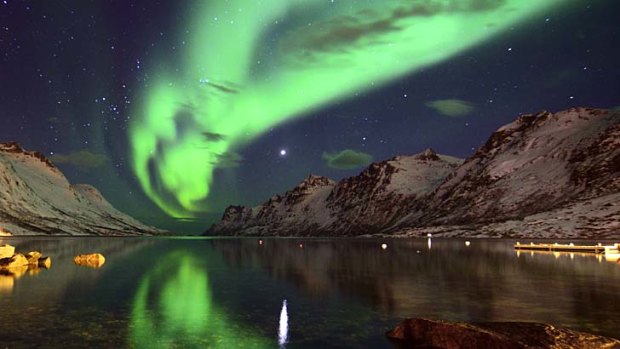 Breathtaking ... the northern lights as seen from Tromso, Norway.