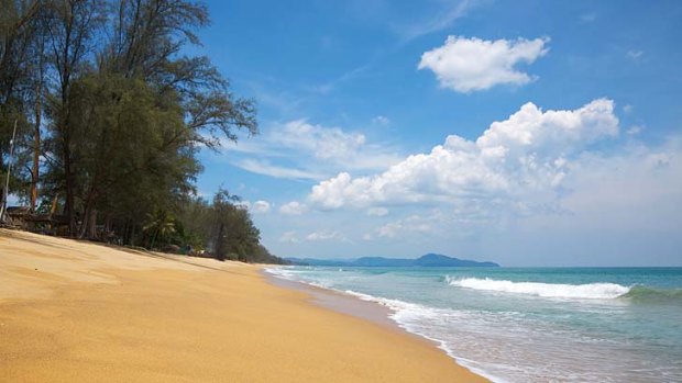 Sleaze-free zone ... Mai Khao beach on Phuket.