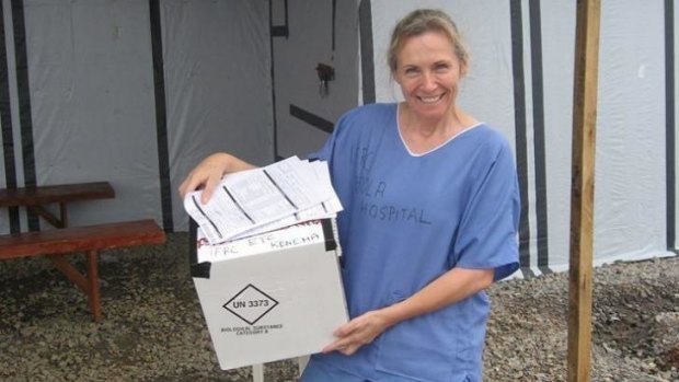Nurse Sue Ellen Kovack has tested negative to the Ebola virus.