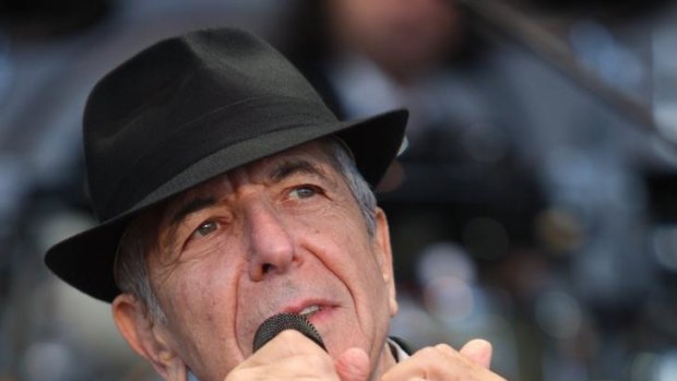 Leonard Cohen. Photograph Ken Irwin.