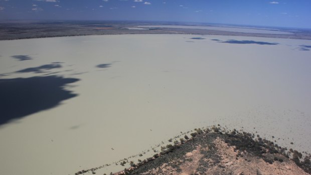 The Menindee Lakes in 2011 were full.