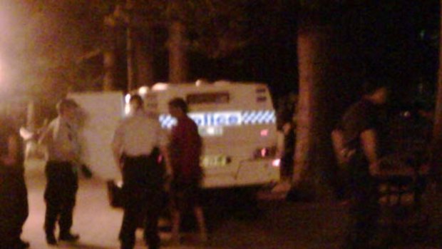 Police arrest a man over an alleged attack on Saturday night.