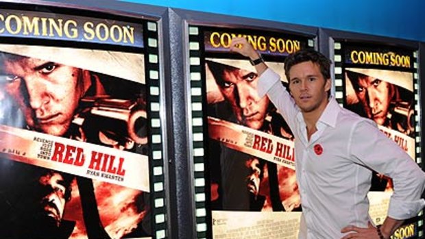 Name in lights ... Ryan Kwanten has come a long way from Home and Away.