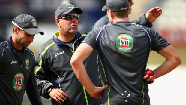 Adversity: Darren Lehmann and his side are up against it.