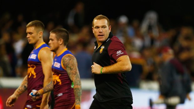 Big changes: Brisbane Lions coach Justin Leppitsch has swung the axe.