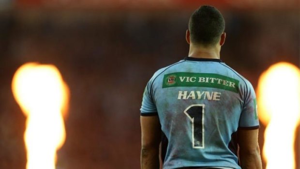 Action man: Blues fullback Jarryd Hayne has been the best performed person with that surname in this series.