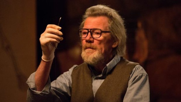 Michael Parks is a disturbing presence in Kevin Smith's horror-comedy <i>Tusk</i>.