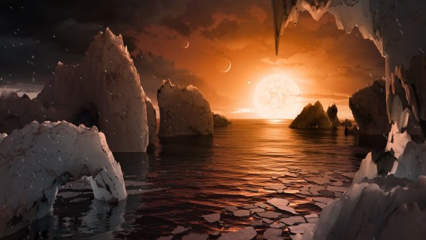 Scientists can't actually see any of these planets (pretty pictures like this are an artist's renditions).