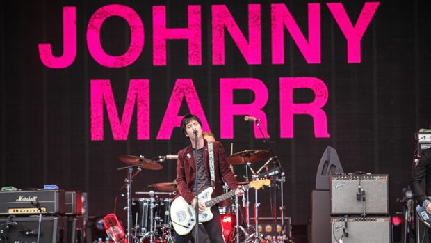 Former Smiths guitarist Johnny Marr brought his spine-tingling signature guitar sound to Marion Bay.
