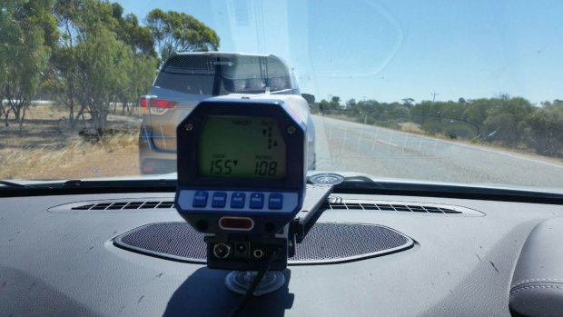 Driver clocked at 155km/hr in a 110 zone, with two babies inside the vehicle.
