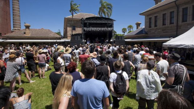 Trying to make friends ... Laneway festival at Sydney's Callan Park has made some concessions in order to increase crowd capacity.