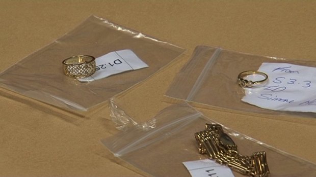 Three items of jewellery stolen from a Paddington home have been reunited with their owner, Simone.