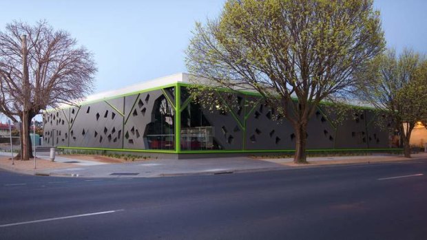 Bacchus Marsh's library and community hub features a design in keeping with the city's Avenue of Honour.