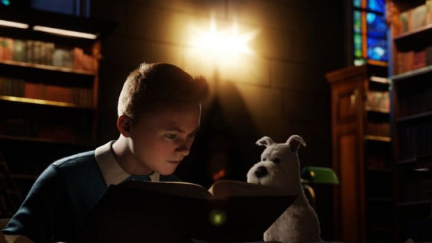 Moving pictures ... Spielberg has nursed a desire to bring Tintin to the big screen since 1983.