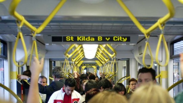Melbourne's public transport squeeze.
