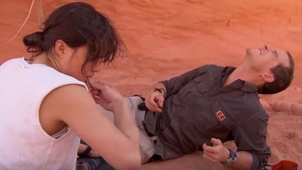 Did Fast and the Furious star Michelle Rodriguez achieve the unthinkable and gross out Bear Grylls?
