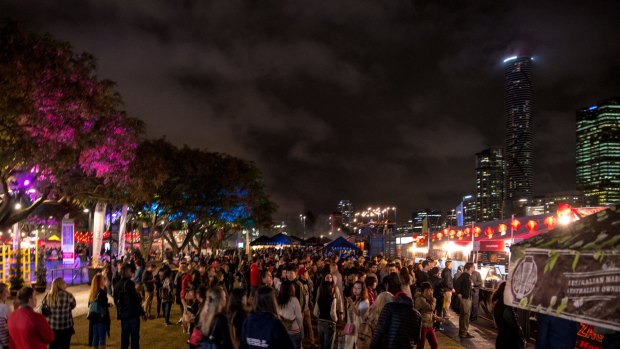 Images from the 2015 launch of the Brisbane Night Noodle Markets during Good Food Month. Cultural Forecourt, South Bank. 22 July, 2015.
