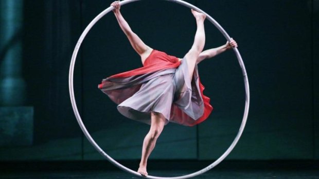 Full circle: Montreal-based Cirque Eloize's <i>Cirkopolis</i> opens at the Sydney Opera House this week.