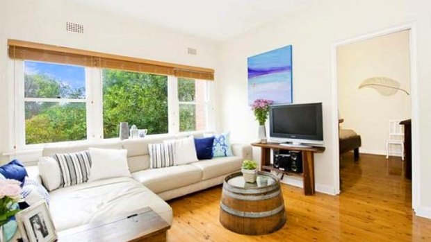 Up for auction online ... Emily Salkavich's Cammeray property.