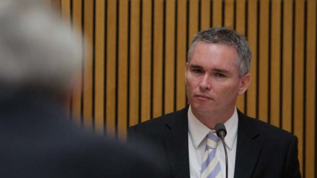 Calls for dismissal ... Labor MP Craig Thomson at Parliament House.