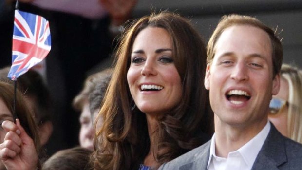 Getting clucky? ... Kate Middleton and Prince William.