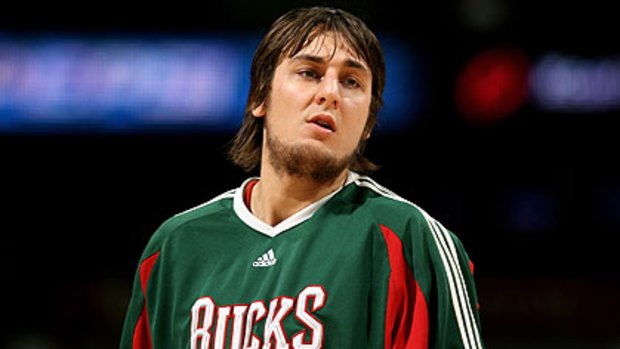 Australian Andrew Bogut is starring for the Milwaukee Bucks of the National Basketball League.