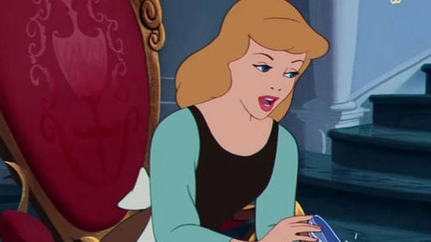 The animated <I>Cinderella</I> from 1950.
