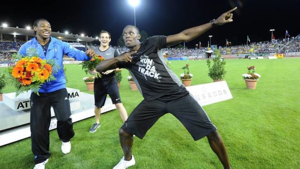 Usain Bolt won the 200m.
