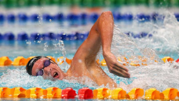 Breaking the 15-minute barrier is once again a tough task for 1500m swimmers such as Robert Hurley, now that high-tech swimsuits have been banned.