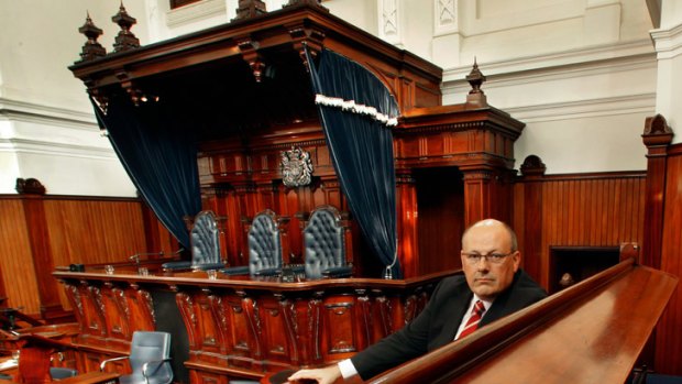 Professor James Ogloff in the jury box at the Supreme Court.